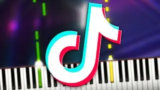 Russian TikTok Meme Song (Zedline - Polozhenie (Remix) on Piano Cover (Sheet Music + midi) Synthesia