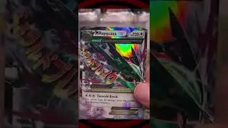 INSANE PACK OPENING! Pulling a Legendary XY Roaring Skies Rayquaza! #shorts #short #pokemon