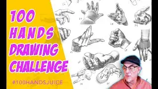 100 HANDS DRAWING CHALLENGE!!