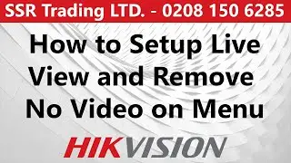 How to Configure Setup Live View on Hikvision DVR NVR Dont Show No Video and Hide Certain Cameras