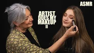 ASMR - MAKE-UP ARTIST does my PARTY MAKE-UP! (Makeup tutorial)