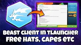 How To Download Beast Client on Tlauncher । FPS Boost Client। Free Capes, Cosmetics । SheDX