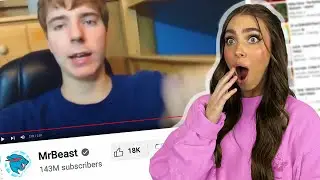 Reacting to Famous YouTuber's FIRST Videos!