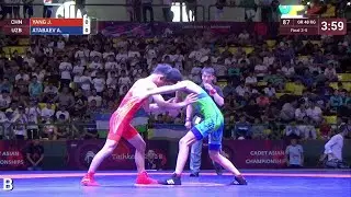 BRONZE GR - 48 kg: J. YANG (CHN) v. A. ATABAEV (UZB)