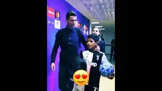 Ronaldo & Ronaldo Jr Moments😍