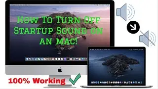 How To PERMANENTLY Disable/Turn Off The Startup chime on A Mac running macOS 10/X *100% WORKING!!!*