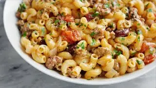 One Pot Chili Mac and Cheese