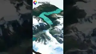 Rock with MapTiler terrain maptiler.com/terrain #shorts #map #3d  #satellite