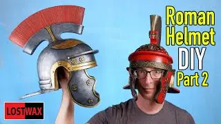 Make a Roman Centurion Helmet! Part 2- DIY Roman Costume From EVA Foam.