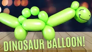 How to Make a DInosaur Balloon Animal, Version 3