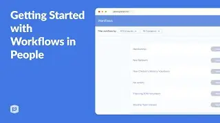 Getting Started With Workflows in Planning Center People