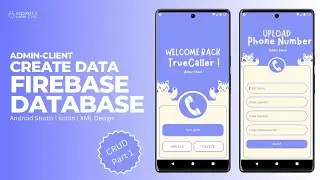 Save Data in Firebase Realtime Database in Android Studio | Admin-Client Module Kotlin | CRUD - 1