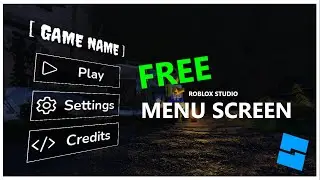 [ FREE ] Menu Screen GUI | Roblox Studio