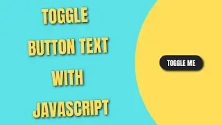 Toggle Button Text with JavaScript - [HowToCodeSchool.com]