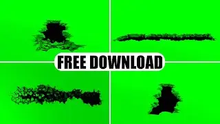 ground crack green screen with sound || crack green screen || green screen crack