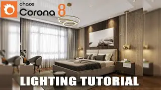 Corona Render: 8 Living Room Lighting Tutorial