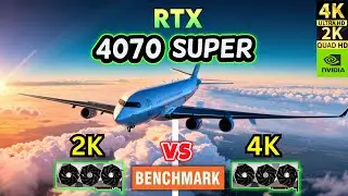 New GPU!!! RTX 4070 Super - Test in 15 Games - 2K, 4K Gameplay Benchmark