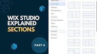 Wix Studio Explained - Sections and Section Grid [Tutorial]