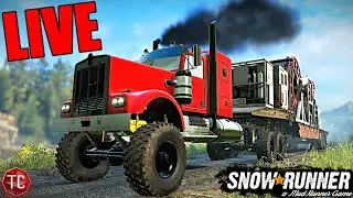 SnowRunner LIVE: NEW MONSTER SEMI TRUCK! NEW CONSOLE & PC MODS, HEAVY HAULS, & MORE!