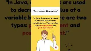 Learn About the decrement Operator in Java  #decrement #java