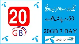 telenor cheap internet packages 2021 telenor sasta internet package