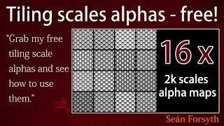 16 free 2k resolution tiling scales alpha maps and how to use them or create more of your own