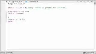 Objective C Programming Tutorial - 45 - Static Variables