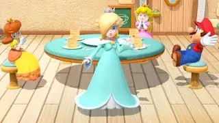 Super Mario Party - Minigames - Rosalina vs Peach vs Daisy vs Mario