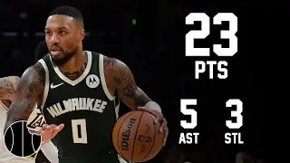 Damian Lillard Highlights | Pacers vs. Bucks | 3rd Jan 2024