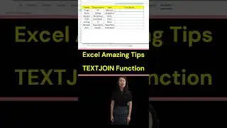 Day 4 | Excel Amazing Tricks Challenge | #textjoin  Formula | #shorts #exceltips #ytshorts #viral