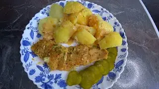 ЩУКА  В ОГУРЕЧНОМ РАССОЛЕ И СМЕТАНЕ ОЧЕНЬ ВКУСНО .