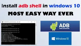 How to install adb shell in windows 10 | MOST EASY WAY | 2021