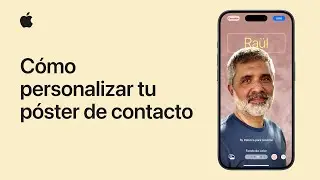 Cómo personalizar tu póster de contacto en el iPhone | Soporte técnico de Apple