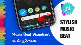 🔴 Enable Stylish Music Beat Visualizer On Any Screen | Visualay Music Visualizer App Review in Hindi