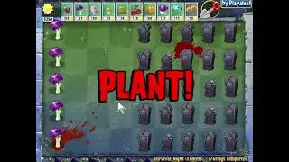 Plants vs. Zombies Lawn of Hell 2.2 - Scaredy -shroom Vs All 99999 Zombies coming out Survival Day.