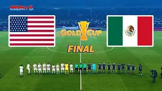 USA vs MEXICO - Final Cup 2021 - Full Match All Goals - PES 2021 eFootball