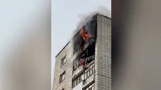В Волгограде сгорели две квартиры в многоквартирном доме