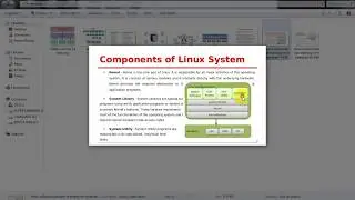 Linux components( మన తెలుగు లో)