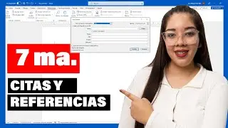 Como hacer citas y Referencias Según NORMAS APA 7ma. Edición (Séptima)