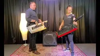 ROLAND AX-Edge Keytar performance by Acap and Georgy