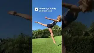 Aerial Tutorial 💙 #gymnastics #aerial #cartwheel #shorts