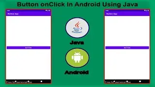 Button onClick Listener App in Android using Java