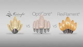 Choosing Wintergreen Lighting Christmas Light Bulbs: Kringle Traditions®vs.OptiCore®vs.FlexFilament®