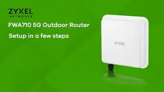 Zyxel FWA710 5G Outdoor Router - Setup in a few steps