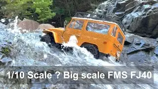 1/10 Scale? Big scale FMS TOYOTA Land Cruiser FJ40 extreme valley adventure #1.