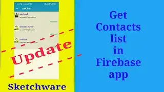 Error Update: Firebase contact list