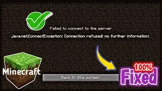 Fix Connection Refused No Further Information Minecraft Server