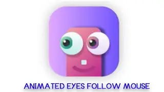 Animated Eyes Follow Mouse Cursor | Html CSS3 Javascript Mousemove