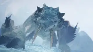 Monster Hunter World: Iceborne - Barioth Boss Fight (Solo / Longsword)