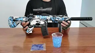 M416 Splatter Ball Gun Unboxing 2022 - Electric Gel Ball Blaster